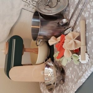 Pottery Barn Kids Soft Pasta Set and HH Kids Kitchen Mixer